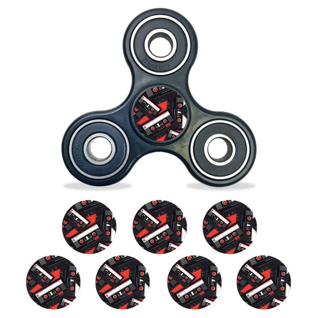 FYTCECAP-Mixtape Vinyl Decal Skin for Fidget Spinner Center Cap - Mixtape - Pack of 8