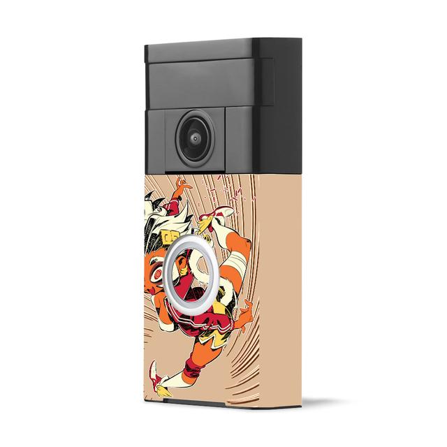 RIVD-Monkey Girl Skin for Ring Video Doorbell - Monkey Girl