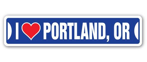 Street Sign - I Love Portland&#44; Oregon