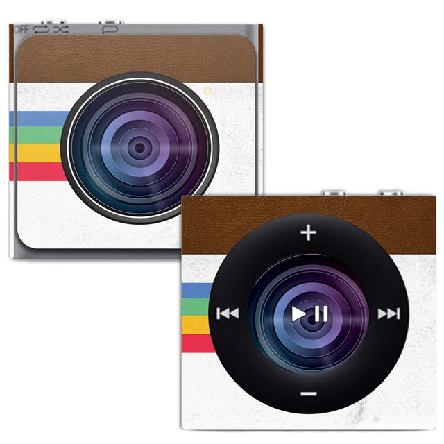 APIPSH-Vintage Polaroid Skin for Apple iPod Shuffle 4G - Vintage Polaroid