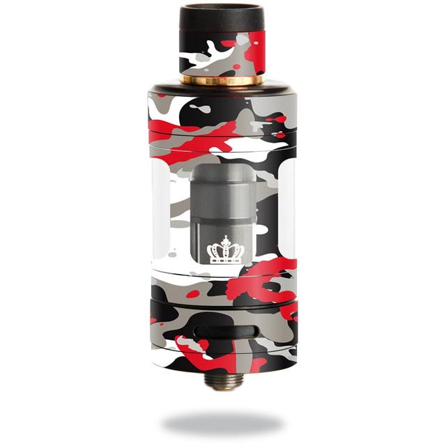 UWCROWN3-Red Camo Skin for Uwell Crown 3 Tank - Red Camo