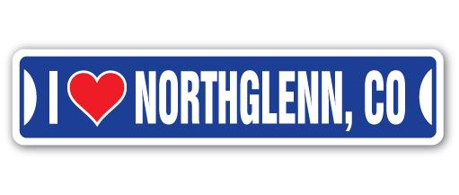 Street Sign - I Love Northglenn&#44; Colorado