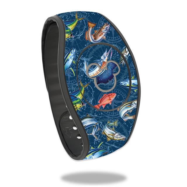 DIMABA17-Saltwater Compass Skin Decal Wrap for Disney MagicBand 2 Sticker - Saltwater Compass