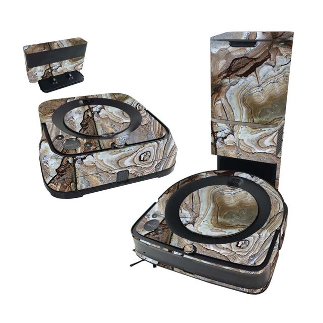 IRROBRJM6-Brown Marble Skin for iRobot Braava Jet m6 - Brown Marble