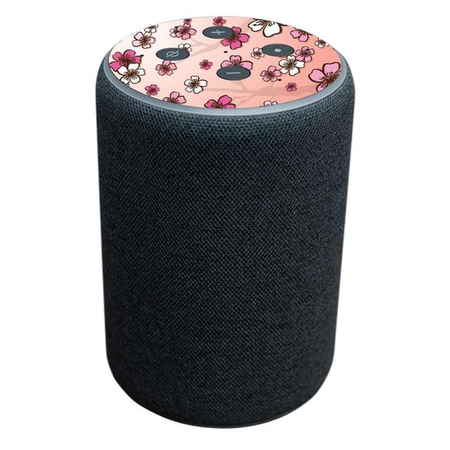 AMECPL18-Cherry Blossom Skin Decal Wrap for Amazon Echo Plus 2nd Gen Sticker - Cherry Blossom