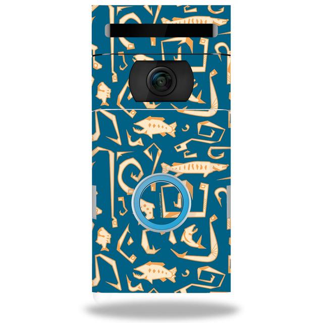 RIVD2-Deco Fish Skin for Ring Video Doorbell 2 - Deco Fish