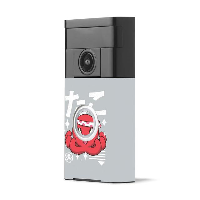 RIVD-Octopus Kawaii Skin for Ring Video Doorbell - Octopus Kawaii