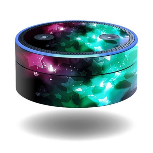 AMEDOT-Glow Stars Skin Compatible with Amazon Echo Dot 1st Generation Wrap Cover Sticker - Glow Stars