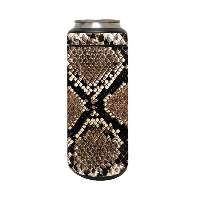 YERM12COLSL-Rattler Skin Compatible with YETI Rambler 12 oz Colster Slim Can - Rattler
