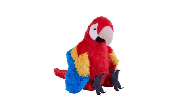 28499 12 in. Cuddlekins Eco Scarlet Macaw Stuffed Animal Plush Toy