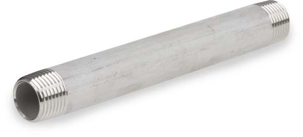 0.5 x 2.5 in. Stainless Steel N Pipe Fitting Nipple Joint