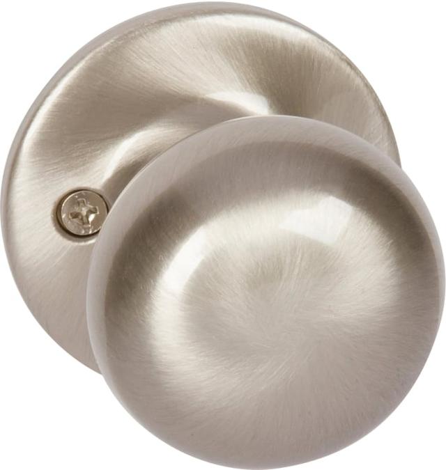 Saxon Dummy Vis Pack Knob&#44; Satin Nickel