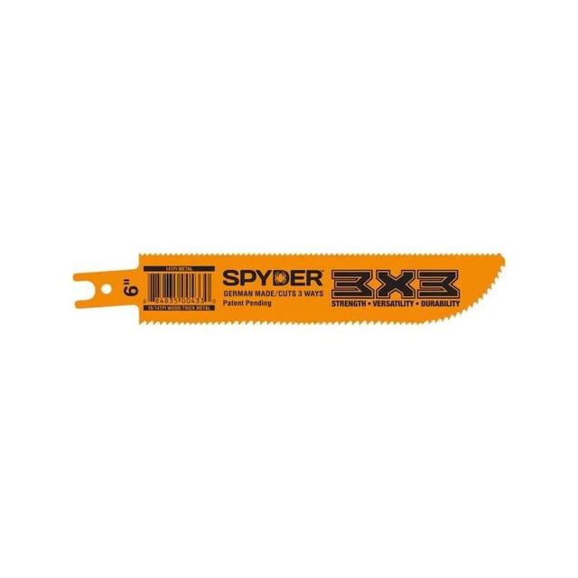 200203 3 x 3 Spyder 0.714 x 14 TPI Bulk Saw Blade
