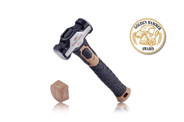 SPEC-M-DRILL2-S Sledge Drilling 2 lbs Soft Face Hammer, Flat Dark Earth & Black