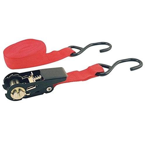 51400 Ratchet Strap&#44; Red - 1 x 15 ft. & 500 lbs