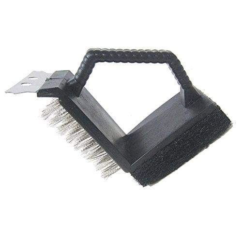 Bbq Combo Grid Scrubber & Brush - 6 in.