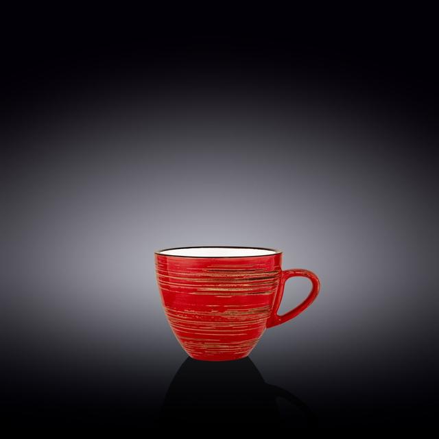 WL-669235-A-2G 6 fl oz Porcelain Cup, Red