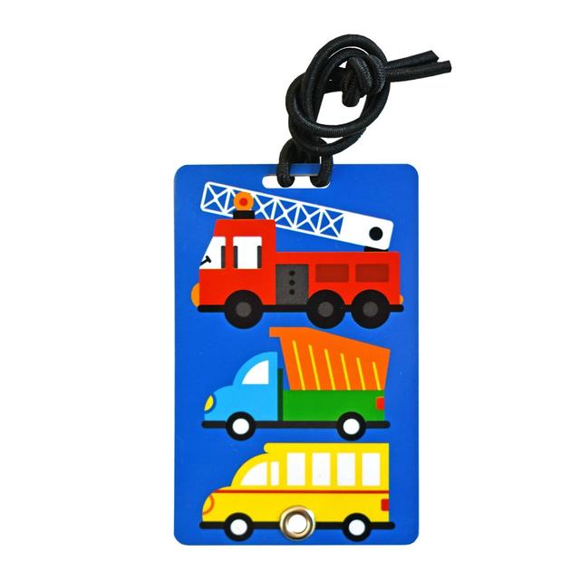 2069 Stylish & Secure Luggage Tag for Backpacks Pet Carriers & More - Cool Truck