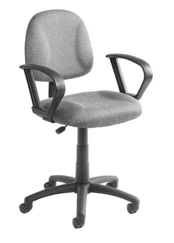 Grey Fabric Office Task Chair