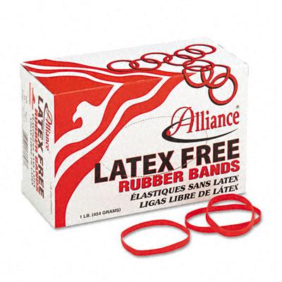 Latex-Free Orange Rubber Bands Size 64 1/4 x 3-1/2 440 per 1-1/4lb Box