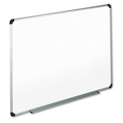 Universal  Magnetic Dry Erase Board  Melamine  36x24  White  Aluminum/Plastic Frame