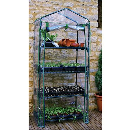 Gardman R687 4-Tier Mini Greenhouse 19 x 27 x 63