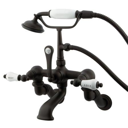 Clawfoot Tub Filler with Hand Shower - Oil Rubbed Bronze Finish