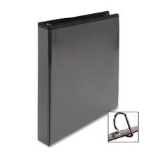 D-Ring View Binder- 1-.50in. Capacity- 11x8-.50in.- Black