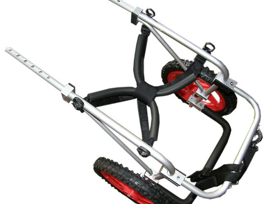 Bestfriendmobility  S Dog Wheelchair - Adjustable Lightweight and Sturdy - Pink - Small