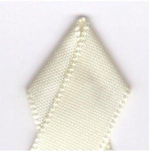 25 in. Double-Face Satin Ribbon 100 Yards - Candle Light