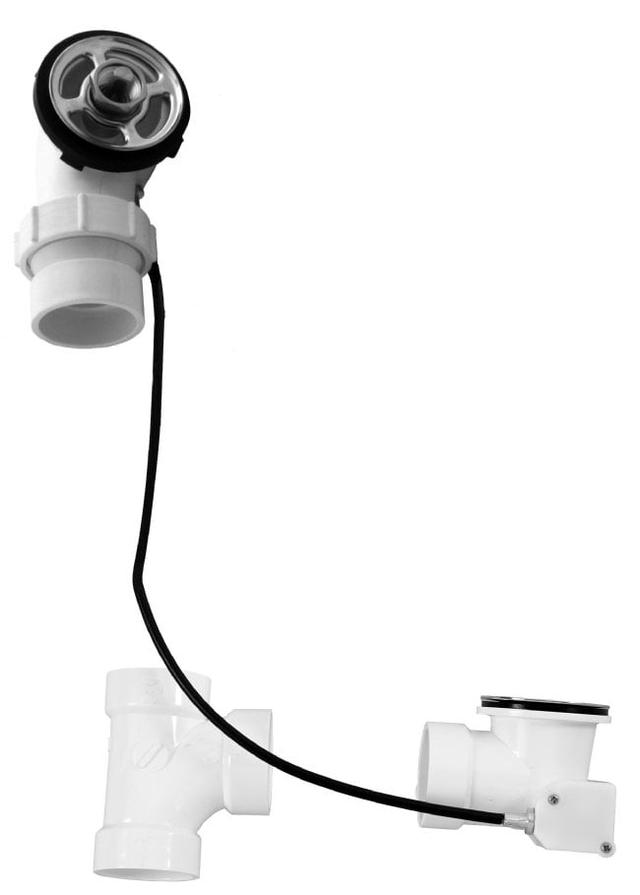 Ball Joint Head PVC 35 in. Cable Rough Only - PVD Polished Brass