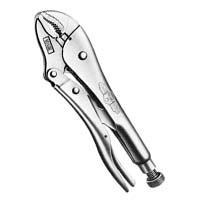 10 Inch Curved Jaw Locking Pliers with Wire Cutter