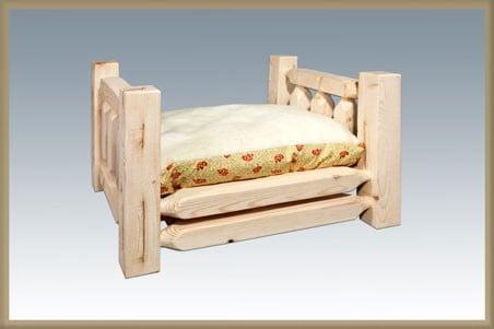 Homestead Collection Pet Bed with 16x20 Mattress Ready To Finish