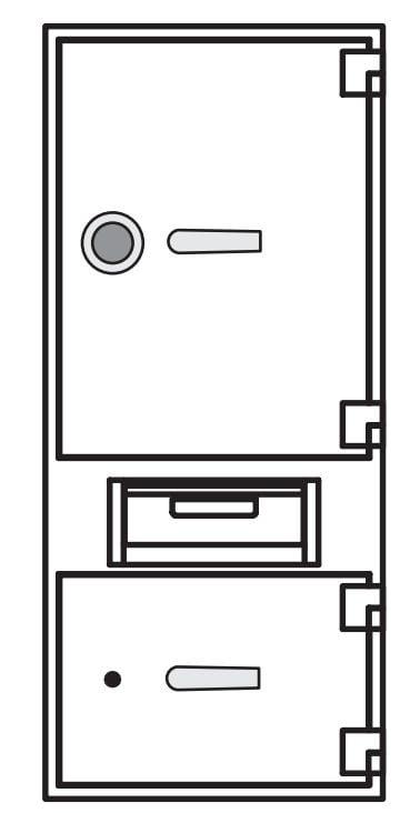 FL-4620DD Depository Safe - Gray