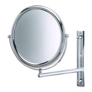 9 in.&#44; 3X-1X Wall Mount Mirror&#44; Single Arm&#44; Chrome