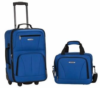 2 PC LUGGAGE SET - BLUE