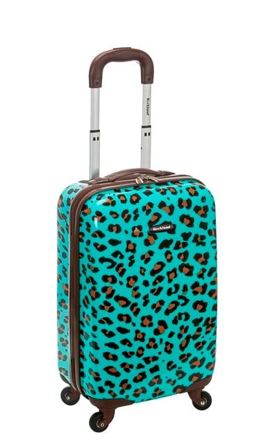20 in. POLYCARBONATE CARRY ON - BLUELEOPARD