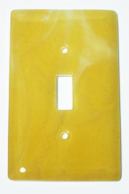 Amber Swirl 1 Gang Switch - Amber Swirl