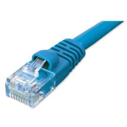 Ziotek 119 7273 CAT6 Patch Cable- with Boot 10ft- Blue