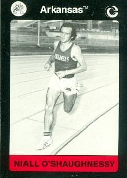 Niall O'Shaughnessy Trading Card (Arkansas) 1991 Collegiate Collection No.17 Cross Country