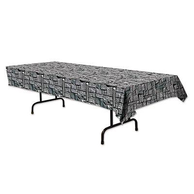Beistle 54535 Stone Wall Tablecover- Pack Of 12