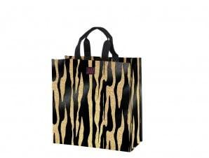 Poly Shopping Bag - Metallic Tiger Pack of 6