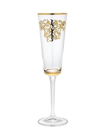 Valentina Gold Flute Ceska- Set Of 4