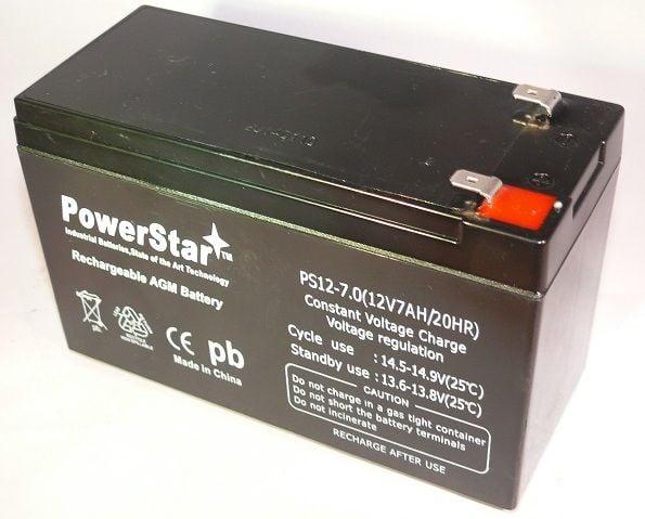 PowerStar  12V, 7Ah - Replacement UPS Battery For APC AP600 UB1270
