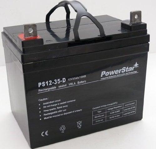 PowerStar agm1235-1108 Battery For John Deere Lawn Tractor & Riding Mower 50