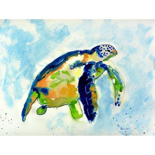 Blue Sea Turtle Doormat 18 x 26