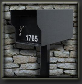 Fort Knox  Mailbox- Black
