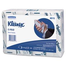 Kleenex C-Fold Hand Towels, 16 Per Carton