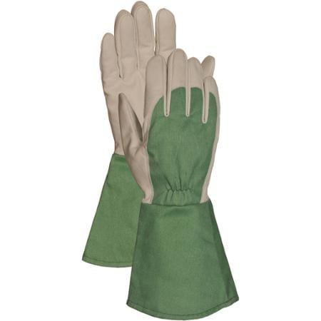Thorn Resistant Gauntlet Gloves, Medium - Green