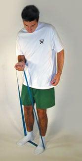 Cando 10-5294 Band Exercise Loop - 30 Inch Long - Blue - Heavy